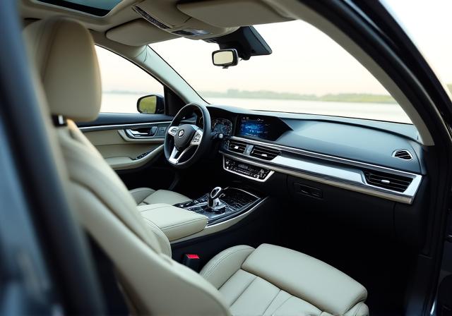 清潔になった車のシートとダッシュボード