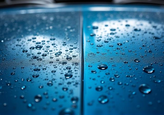 ワックスとコーティングの撥水比較